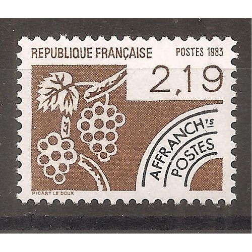 Préo 180 (1983) Préoblitéré Saison Automne N** (Cote 1e) (0899)