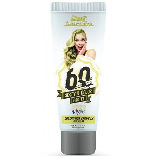 Crème Colorante Sixty's Color - Yellow Sunrise Hairgum 60ml 