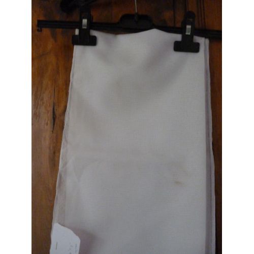 Coupon Voile Blanc Moucheté 0,70 X 0,90