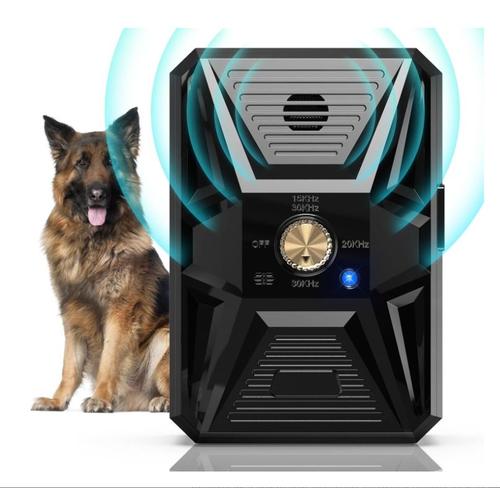 Anti Aboiement Chien Ultrason, 3 Niveaux Boitier Anti Aboiement Avec Longue Portee, Rechargeable & Etanche Dispositif Anti Aboiement Exterieur Intérieur Pour Petits Et Grands Chiens