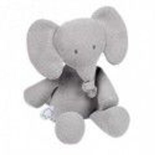 Peluche Tembo Éléphant Tricot Gris 31 Cm - Nattou