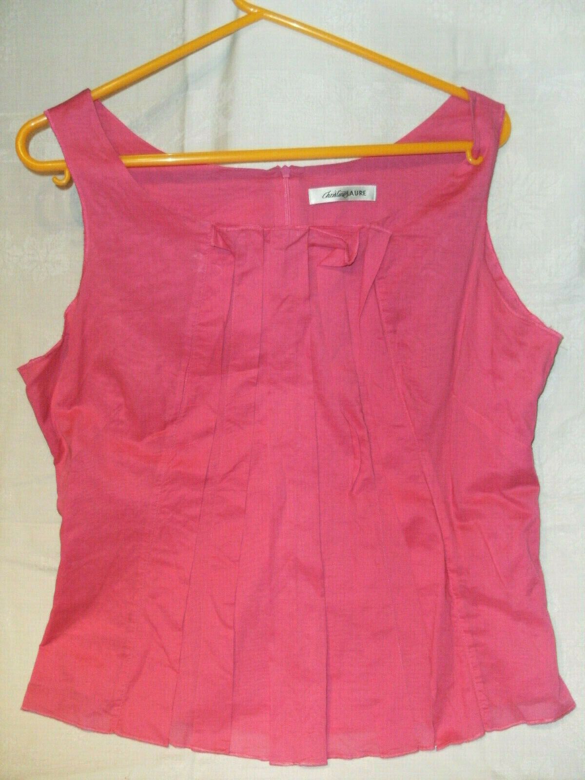 Dessus Top Christine Laure - Rose Fushia // F44 - D42 -- Coton