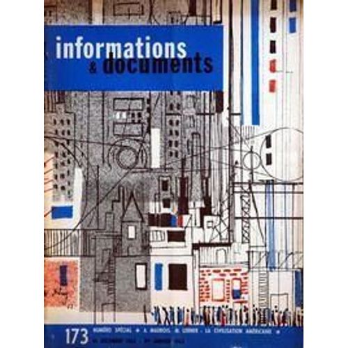 Informations Et Documents N° 173 Du 15/12/1962