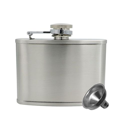 Bouteille De Vin Portable En Acier Inoxydable 4/5/6/7/8oz, Bouteille De Liqueur De Whisky, Avec Entonnoir Pour Cadeau