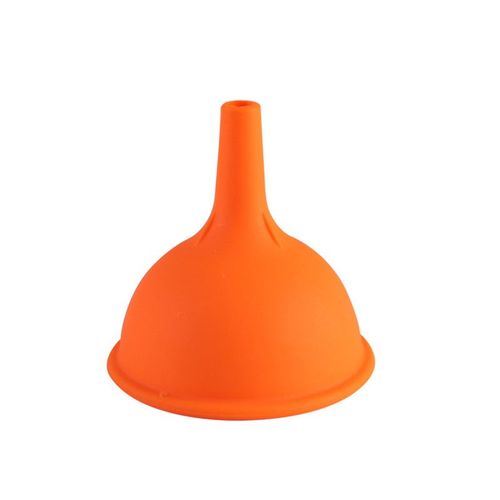Entonnoir En Silicone De Qualité Alimentaire, 1 Pièce, Durable, Doux, Pour Huile, Liquide, Outil De Cuisine, Couleur Aléatoire