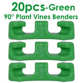 Vignes De Plantes En Plastique Résistantes À 90 Degrés, 20 Pièces, Façonneurs, Façonneurs, Branches D'arbre Torsadées, Clips, Cintreuse, Style Bonsaï, Coude Incurvé, Outil De Jardin