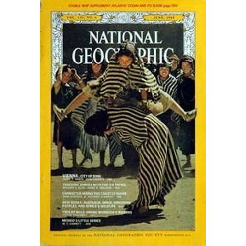 National Geographic N° 133 Du 01/06/1968 - Vienna - City Of Song - Tracking Danger With The Ice Patrol - Character Marks The Coast Of Maine - New Books - Australia - Space - Vanishing P...