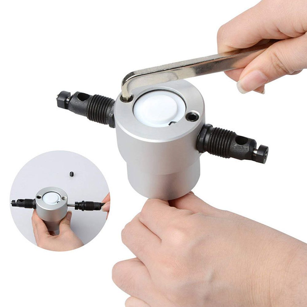 Grignoteuse De Dcoupe De Mtal  Double Tte, Outil De Coup... - 2
