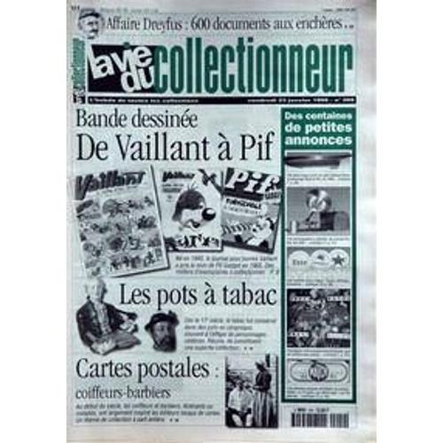 Vie Du Collectionneur (La) N° 209 Du 23/01/1998 - B.D. De Vaillant A Pif - Les Pots A Tabac - Cartes Postales - Coiffeurs-Barbiers.