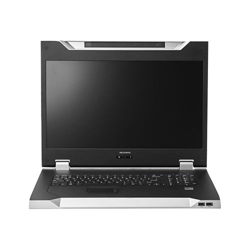 HPE LCD8500 - Console KVM - USB - 18.51" - rack-montable - 1600 x 1200 @ 60 Hz - 187 cd/m² - 700:1 - 16 ms - argent - 1U - pour ProLiant DL20 Gen9, DL360p Gen8, DL380 Gen9, DL580 Gen9...