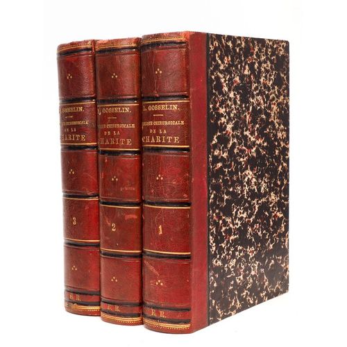Clinique Chirurgicale De L'hôpital De La Charité (3 Tomes - Complet). [ Exemplaire D'emile Roux, Le Célèbre Médecin Assistant De Louis Pasteur ]