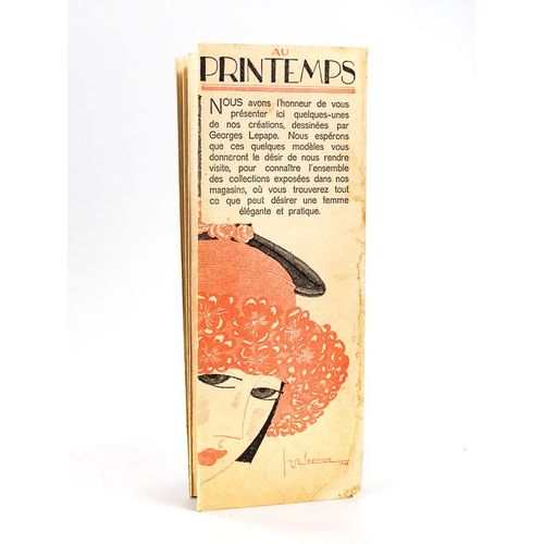 Au Printemps, À Paris. [ Collection Par Georges Lepape ]