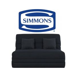 Canapé Lit Wanda Slyde 140 Ressorts Couette Noir
