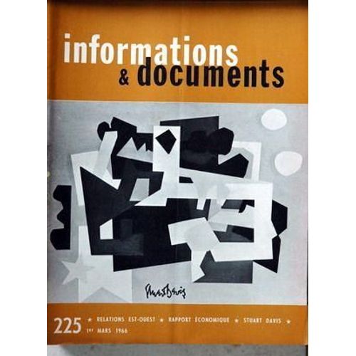 Informations Et Documents N° 225 Du 01/03/1966