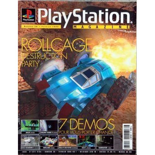 Play Station Magazine N° 28 Du 01/02/1999 - Rollcage - 7 Demos - Akuji - Colony Wars 2 - Cool Boarders 3 - Devil Dice - Mille Et Une Pattes - O.D.T. - Eliminator