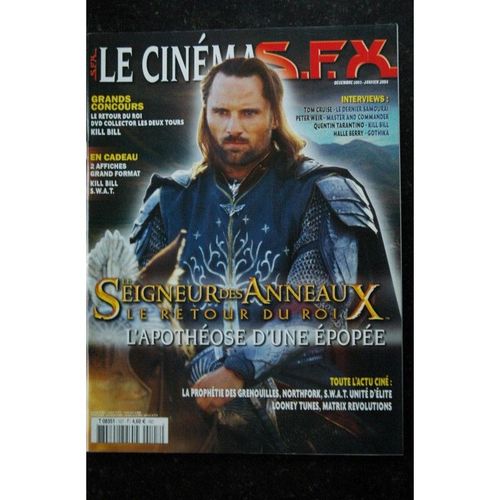 Sfx 107 - Le Seigneur Des Anneaux - Le Retour Du Roi - Tom Cruise - Halle Berry + Affiches - 80 Pages - 2003 12