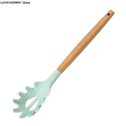 Passoire À Nouilles En Silicone, 1 Pièce, Cuillère À Spaghetti, Fourchette De Serveur, Passoire À Nouilles En Silicone, Cuillères À Passoire À Griffes De Cuisine Fendues