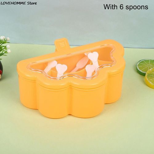 Boîtes D'assaisonnement Bol À Sucre Au Poivre Salière Épices Bocaux De Rangement Gadget Accessoires De Cuisine Organisateur Conteneur À Condiments