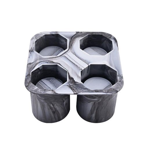Moules À Glace En Verre À Shot En Silicone De Qualité Alimentaire, Outils De Crème Glacée Faits Maison, Réutilisables, Dégagement Facile, 4 Cavités