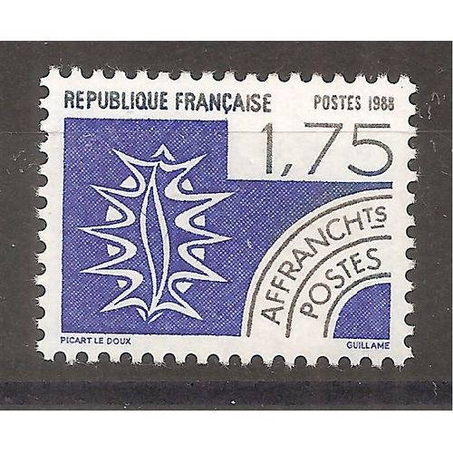 Préo 199 (1988) Préoblitéré Elément L'eau N** (Cote 1,25e) (0899)
