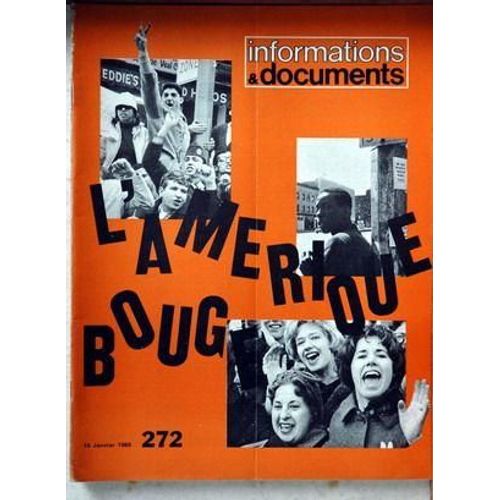Informations Et Documents N° 272 Du 15/01/1969