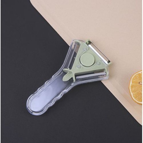 Tête De Coupe En Acier Inoxydable 3 En 1, Outil De Cuisine, Triple Magique Éplucheur, Multifonctionnel, Râpe À Légumes, Bandes De Julienne, Outil