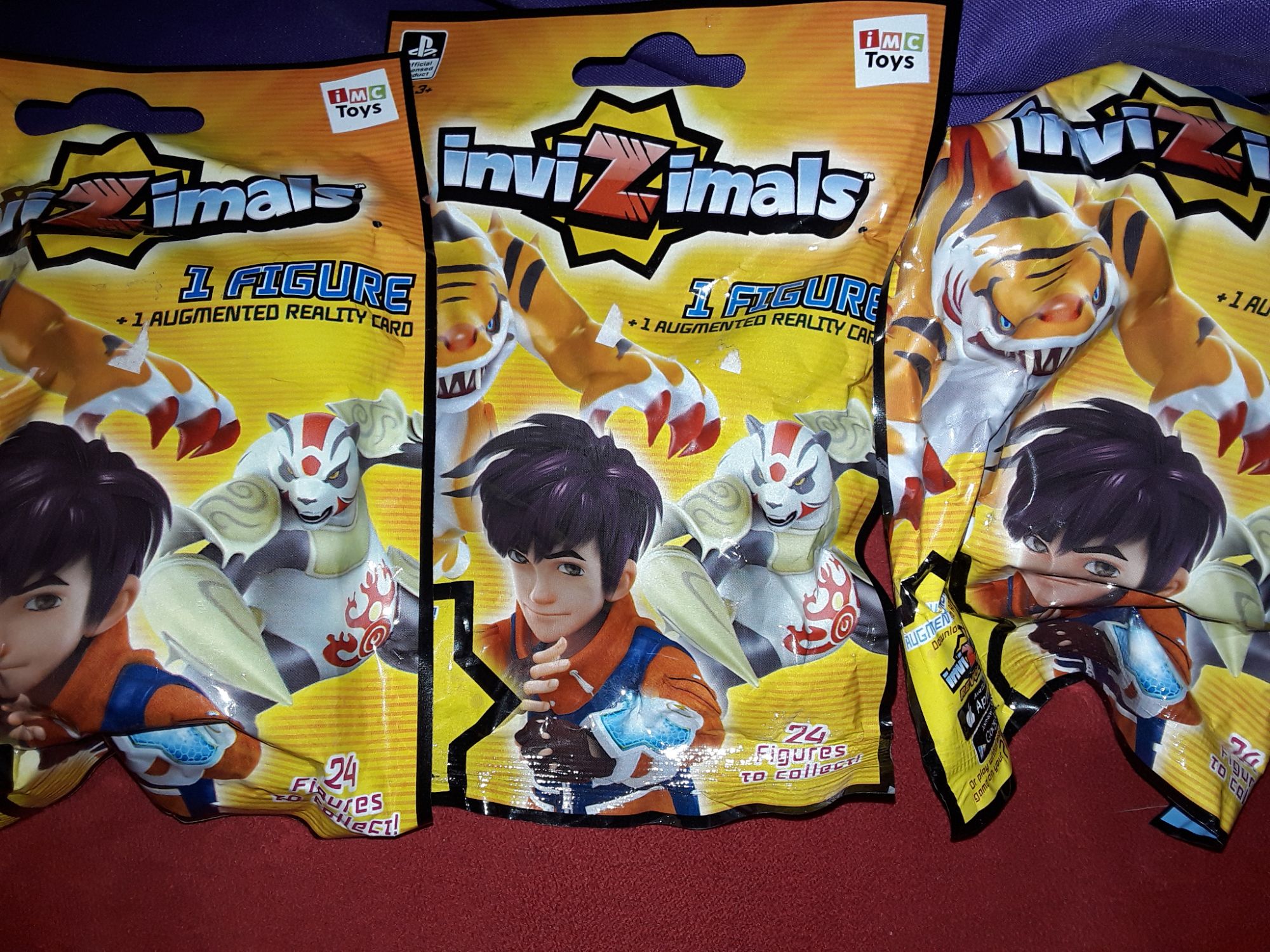 3 X Sachets Mystères Invizimals