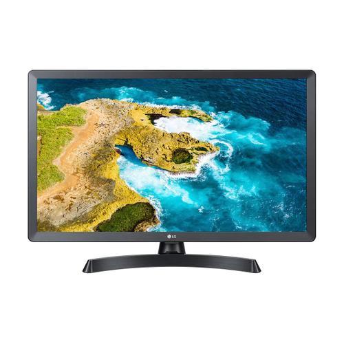 LG 28TQ515S-PZ - TQ515S Series - écran LED avec tuner TV - Intelligent - 28" (27.5" visualisable) - 1366 x 768 HD @ 60 Hz - 250 cd/m² - 1200:1 - 8 ms - 2xHDMI - haut-parleurs - noir