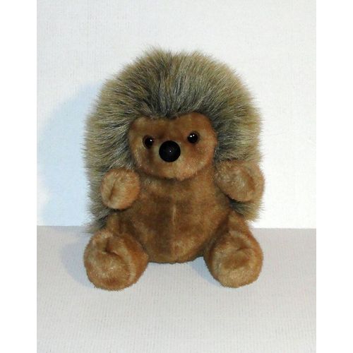 Peluche Herisson Assis Reves De Peluches Doudou Animal 24 Cm