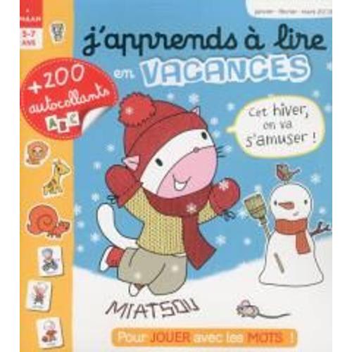 J'apprends À Lire Hs En Vacances 28 Cet Hiver On Va S'amuser