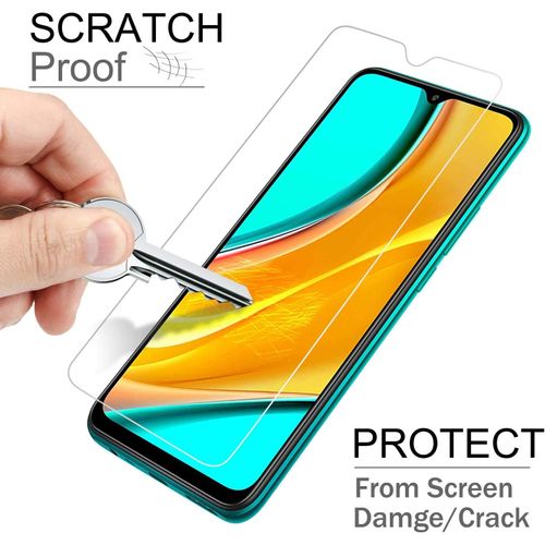 Xiaomi Redmi 9 Protection Écran [9h Dureté] [Sans Bulles] Hd Transparent Verre Trempé-2 Pièces