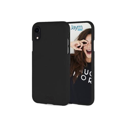 Jaym Soft Feeling Premium - Coque De Protection Pour Téléphone Portable - Silicone, Polyuréthanne Thermoplastique (Tpu) - Noir - Pour Apple Iphone Xr