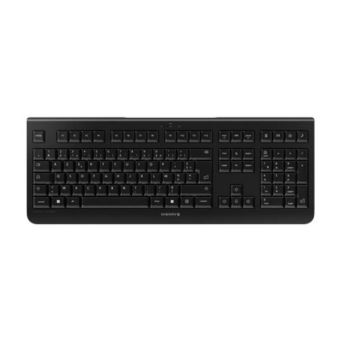 CHERRY KW 3000 - Clavier - sans fil - 2.4 GHz - AZERTY - Français - noir