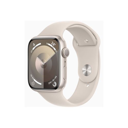 Apple Watch Series 9 Gps - Boîtier Aluminium 45 Mm Lumière Stellaire - Bracelet M/L