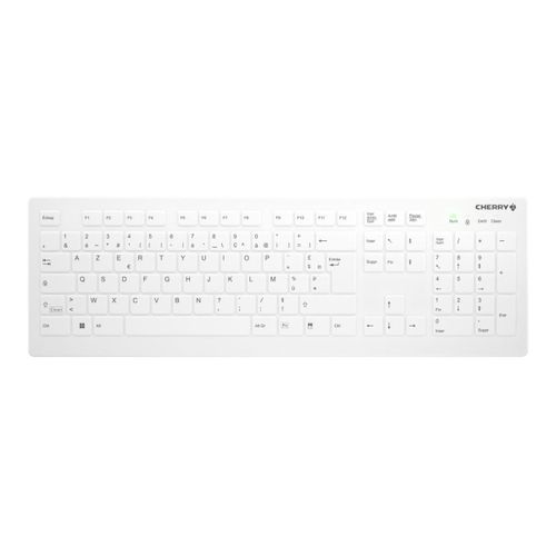 Active Key AK-C8112 - Clavier - médical - full size - lavable - sans fil - 2.4 GHz - AZERTY - Français - blanc