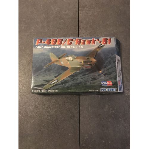 Maquette Avion Honby Boss P-40b/C Hawk-81 1/72-Hobby Boss