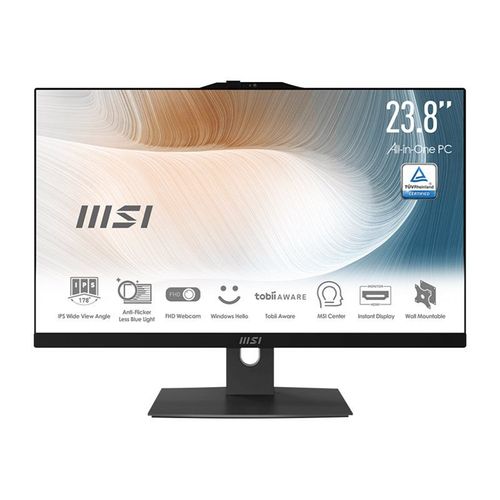 MSI Modern AM242 12M 859FR - 23.8" Core i5 I5-1235U 1.3 GHz 8 Go RAM 512 Go Noir