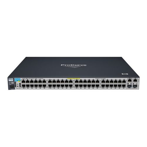 HPE 2610-48-PoE Switch - Commutateur - Géré - 48 x 10/100 + 2 x SFP + 2 x 10/100/1000 - Montable sur rack