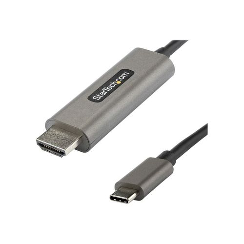 StarTech.com Câble Adaptateur Graphique USB-C vers HDMI 4K 60Hz HDR10 3m - Ultra HD USB Type-C vers HDMI 4K 2.0b - Convertisseur Graphique USB-C vers HDMI HDR - DP 1.4 Alt Mode HBR3 (CDP2HDMM3MH)...