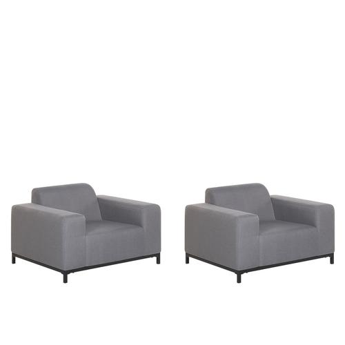 Fauteuil Gris Rovigo