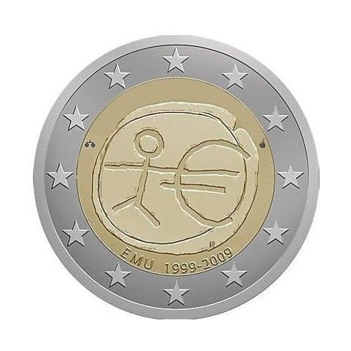 Pièce Deux Euros 10 Ans De L'eu