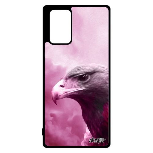 Coque Note 20 Silicone Aigle Rapace Oiseau Design Royal Ciel Rose Animal Mobile Caoutchouc Nuage Case Housse Animaux Samsung Galaxy