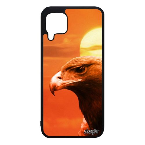 Coque Huawei P40 Lite En Silicone Aigle Couché De Soleil Case Souple Portable Design Ciel Animal Oiseau Orange Animaux Royal Rapace