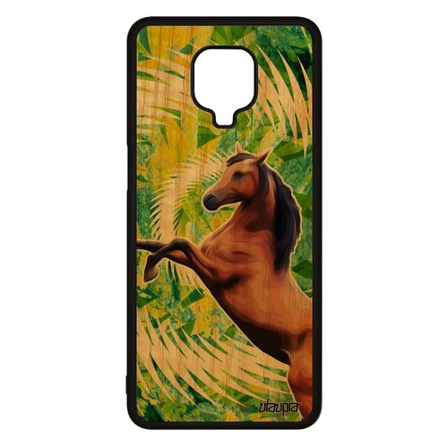 Coque Bois Cheval Xiaomi Redmi Note 9 Pro Silicone Design Mandala Poulain 4g Housse Nature Equitation Vert Telephone Cover Fleurs De