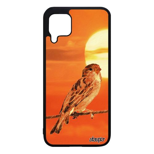 Coque Oiseau Huawei P40 Lite En Silicone Animal Case Personnalisé Housse Telephone Orange Animaux Petit Cover Ciel Couché De Soleil