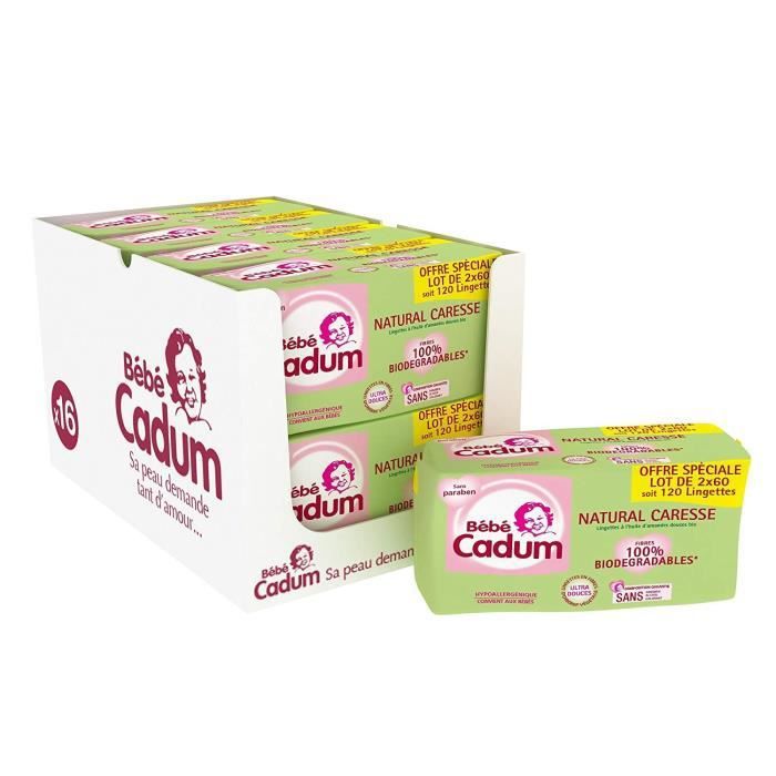 Cadum Bebe Lingettes Natural Caresse 960 Lingettes 8 Lots De 1 Rakuten