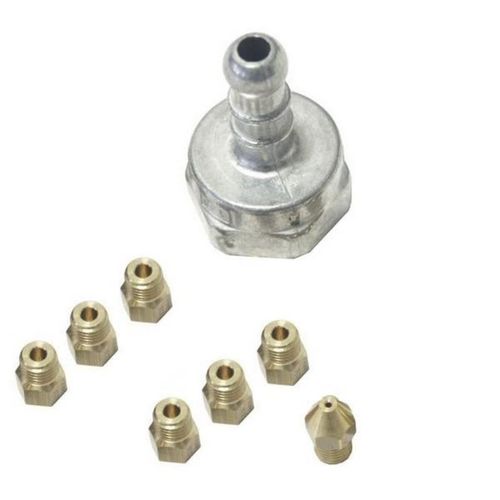 Kit d'injecteurs butane / propane (136468-43744) Four cuisinière (76X3235 BRANDT DE DIETRICH SAUTER OCEAN THERMOR SAMET SANGIORGIO THOMSON VEDETTE CRYSTAL FAGOR)