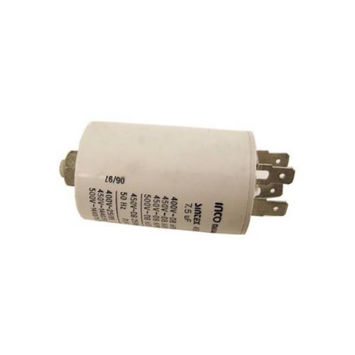 Condensateur 7.5 MF Sèche-linge (92215292 ROSIERES CANDY PROLINE CURTISS VEDETTE THOMSON BRANDT HOOVER CONTINENTAL EDISON)