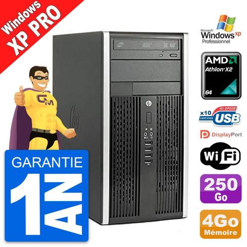 PC Tour HP 6005 Pro CMT AMD Athlon II X2 RAM 4Go Disque Dur 250Go Windows XP