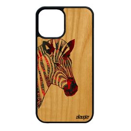 Coque Bois Pour Iphone 12 Mini Silicone Zebre 128 Go Ethnique Couleur Telephone Azteque Personnalisé Garcon Cover Souple Rouge
